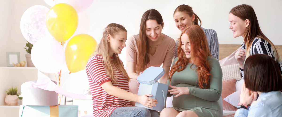 A group of women at a baby shower