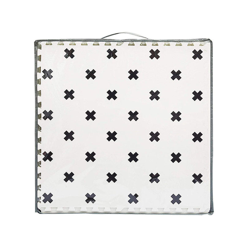 Black & White Baby Play Mat Buy the Brooklyn Cross White Foam Floor
